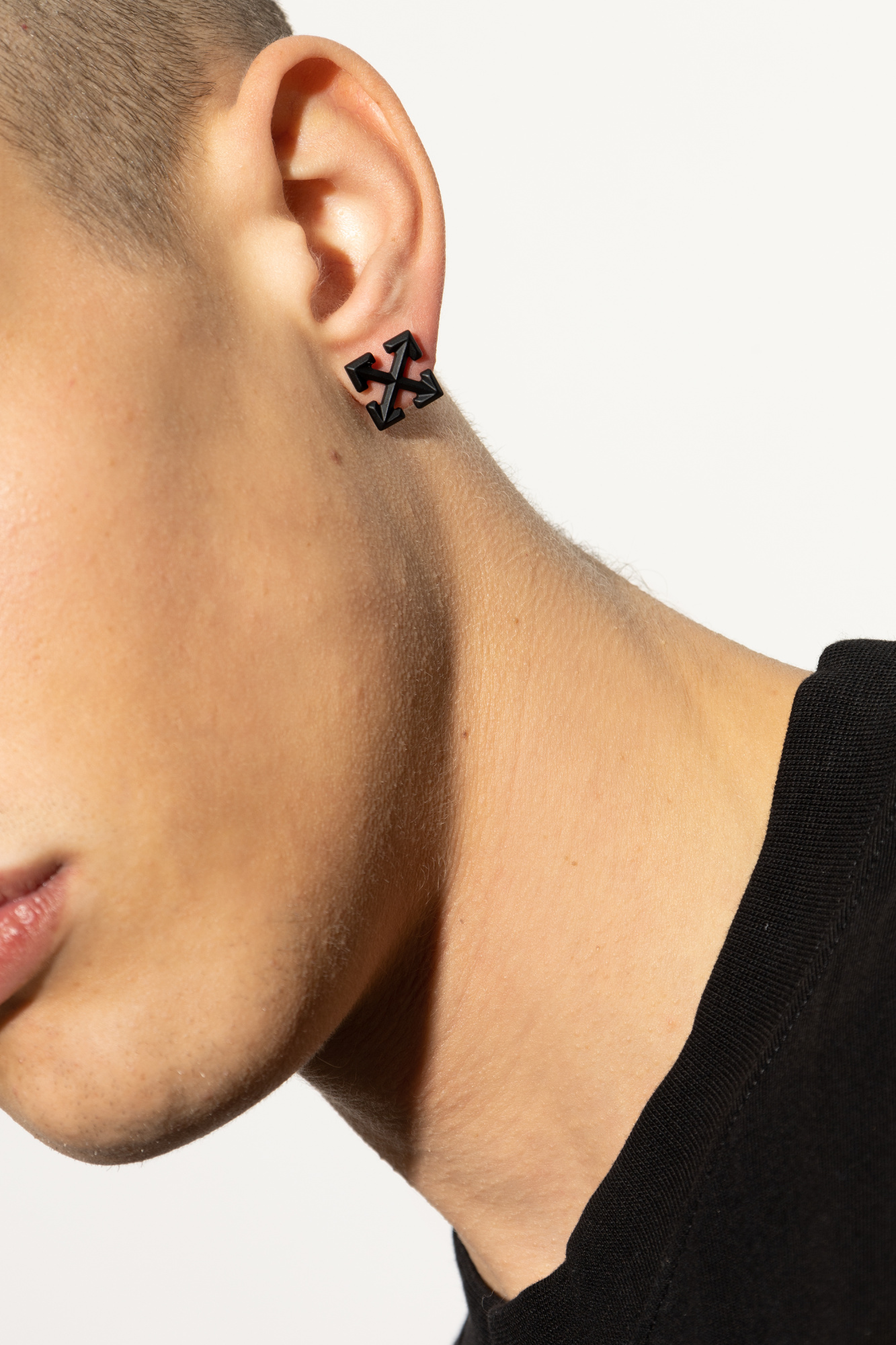 Off-White Single earring in logo shape | Men's | Vitkac